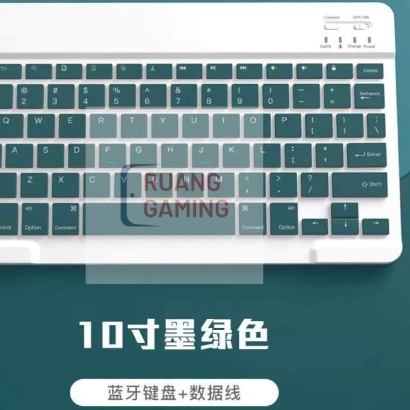 Tablet And Phone Bluetooth Keyboard 9.7/10 Inch - Dark Green