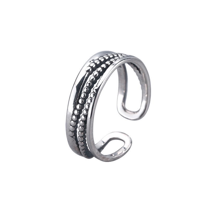 Cincin Rantai Multilayer Model Lilit Silang Untuk Wanita