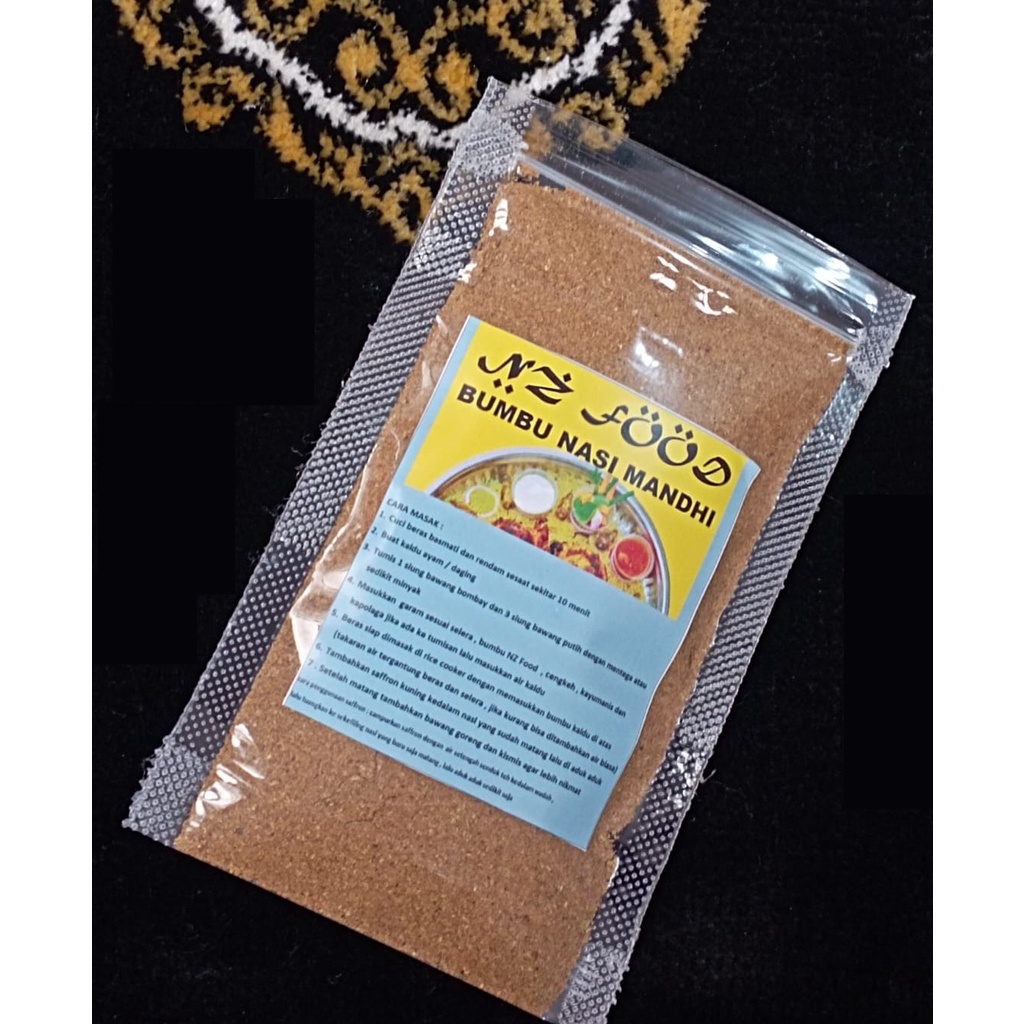 

Bumbu nasi mandhi untuk 1 kg basmati