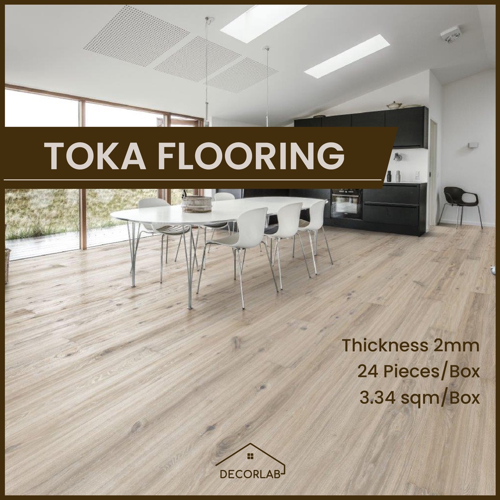 TOKA Vinyl 2mm - Vinyl Flooring - Vinyl Lantai - Lantai Kayu Vinyl