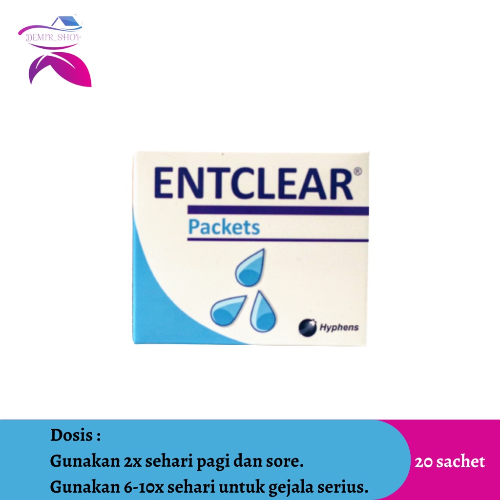 ENTCLEAR Packets / Garam Pencuci Hidung / Nasal Rinsing Salt