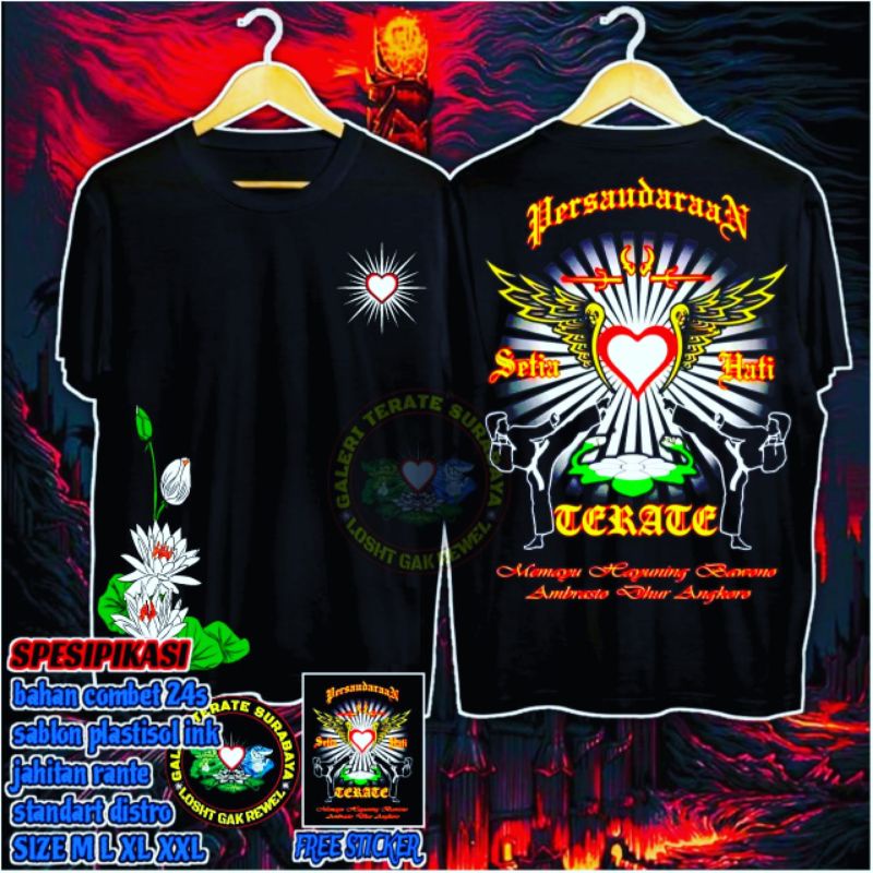 READY KAOS PERSAUDARAAN SETIA HATI TERATE-KAOS PSHT DISTRO KEREN /JEMPER PSHT DISTRO