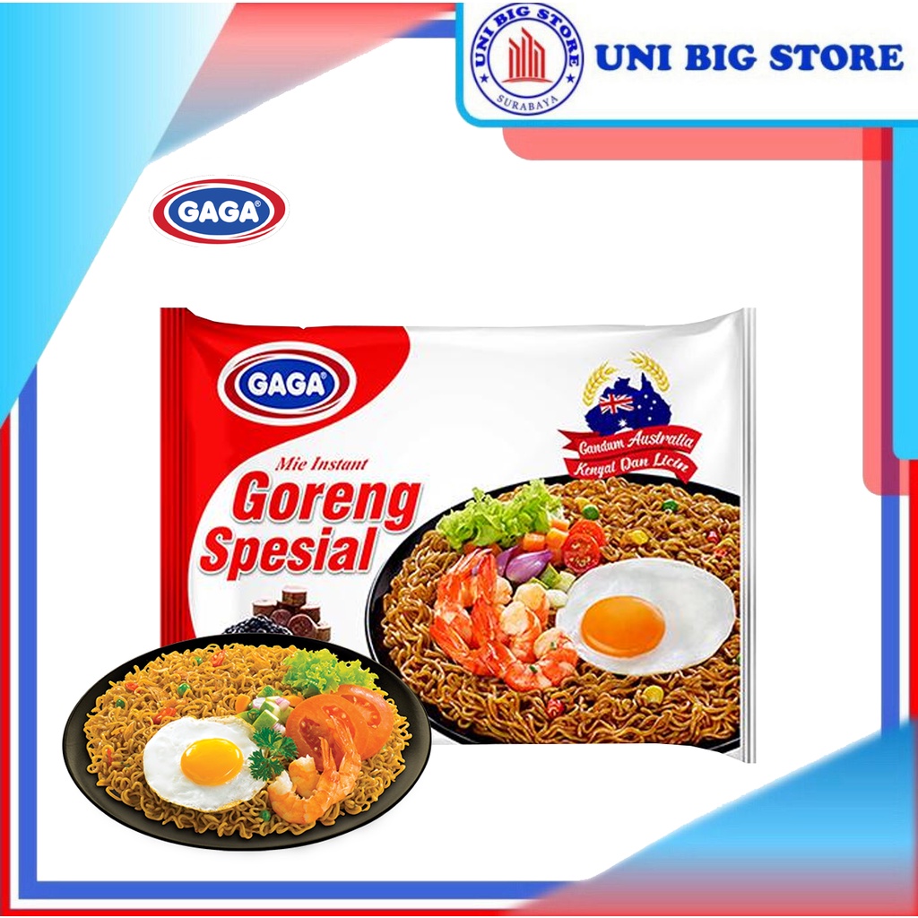 

Gaga Mie Goreng Spesial 75 gr Mi Instan