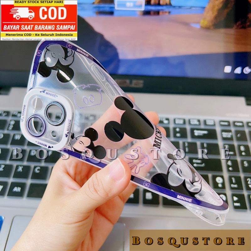 CASE IPHONE 7/ 7PLUS/ IPHONE 8/ 8PLUS/ IPHONE X/ XS/ XR/ IPHONE 11/ 11PRO/ 11PRO MAX/ SOFTCASE PROTECTOR CAMERA/ CASING PROCAMERA KARAKTER BEAR/ BERUANG/ DORAEMON/ MICKEY/ LOVE PINK