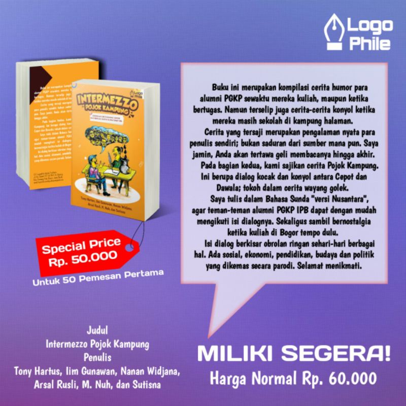 

Buku Intermezzo Pojok Kampung