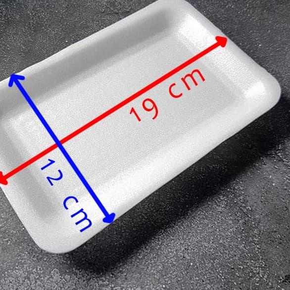 

Tray Gabus TR03 250 pc Styrofoam Sterofoam Stirofoam DAGING BUAH SAYUR