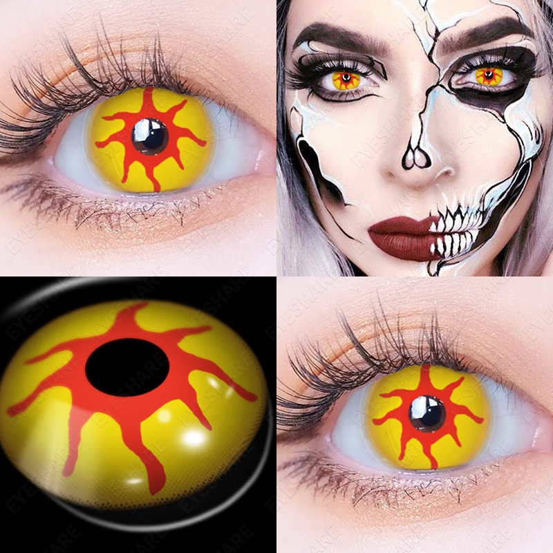 [✅COD] Softlens Mata Normal Softlens Cosplay Karakter Warna Sepasang lensa kontak berwarna softlen big eyes AYY Halloween soflens