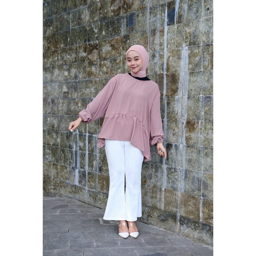 OVALIN BLOUSE CRINGKLE JUMBO Alensa Blouse Atasan Wanita Casual ARINA BLOUSE CRINCLE REMPEL // RANIA BLOUSE Ami Blouse | Blouse Basic Wanita Terlaris  RACHEL BLOES CRINKLE AIRFLOW blouse wanita atasan wanita blouse atasan wanita kekinian atasan wanita