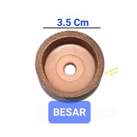 Klep Pompa Sepeda Bahan Kulit Kompa Angin Bee Tawon Diameter Ukuran 3cm 3.5cm kumpa Tabung 3 3.5 Cm Spon Seal Spoon