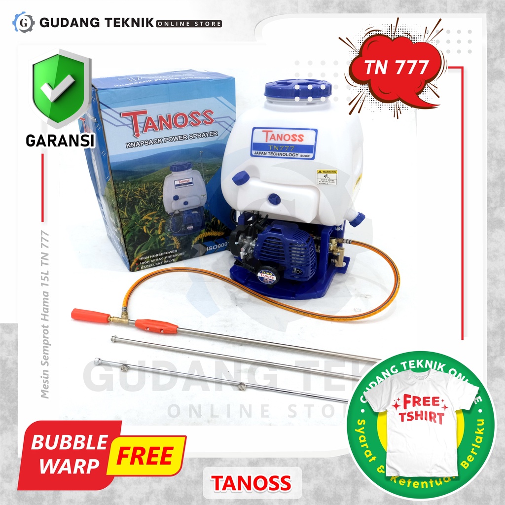 Mesin Semprot Hama TANOSS 20L / Engine Sprayer Hama TANOS 2Stroke - Mesin Kabut Power Spayer 2Tak