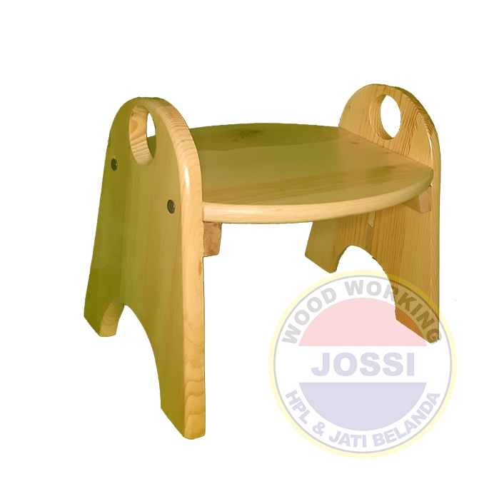 Kursi Kecil Dingklik Anak Kuat dan Ringan Kayu Jati Belanda