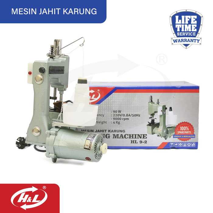 

HL 9-2 Mesin Jahit Karung Portable Bag Closer Sewing Machine