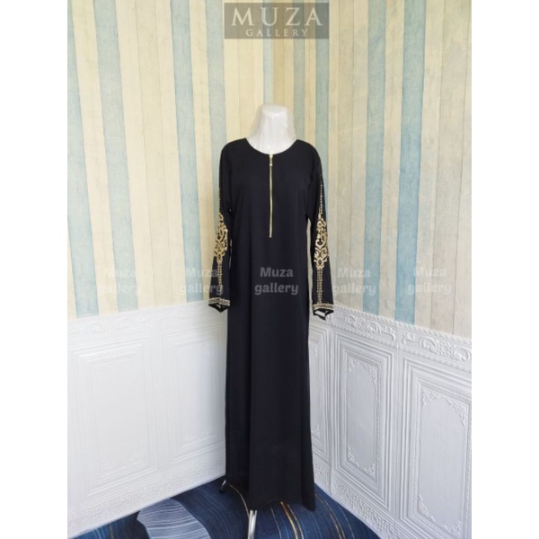 MUZA ABAYA HITAM ABAYA TURKEY XENA (BUSUI)