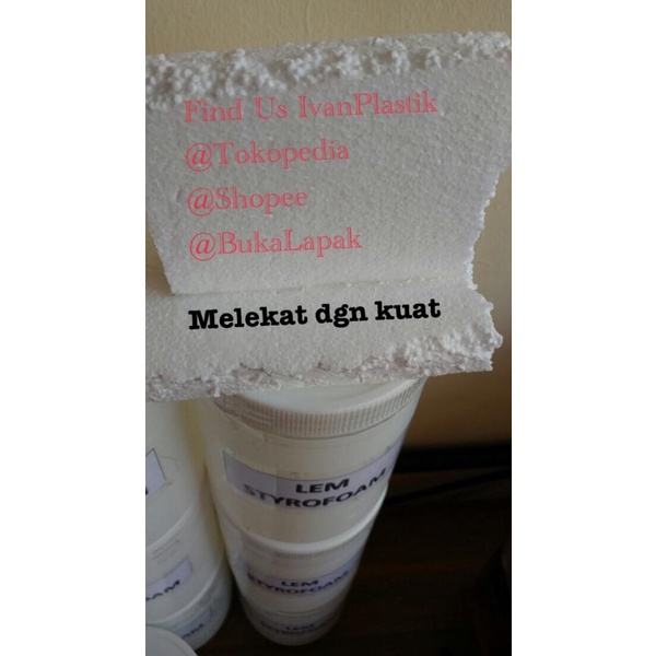 

Lem Styrofoam Asli dari pabrik Styrofoam / Lem stereofoam MURAH