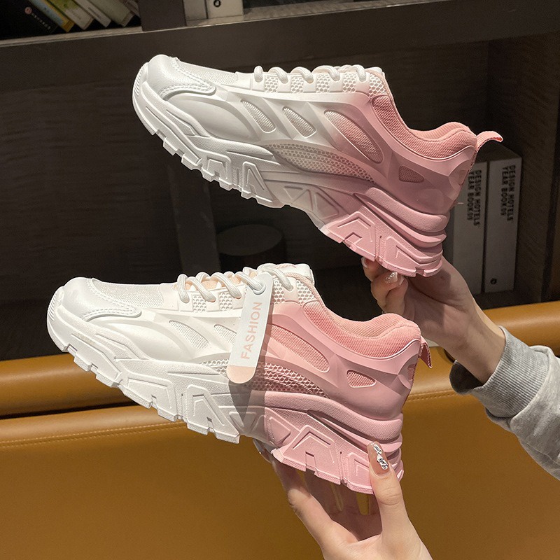 Sepatu Wanita Putih Biru Sneaker Perempuan Korean Fashion Sneakers Cewek Putih Pink Import SP-213