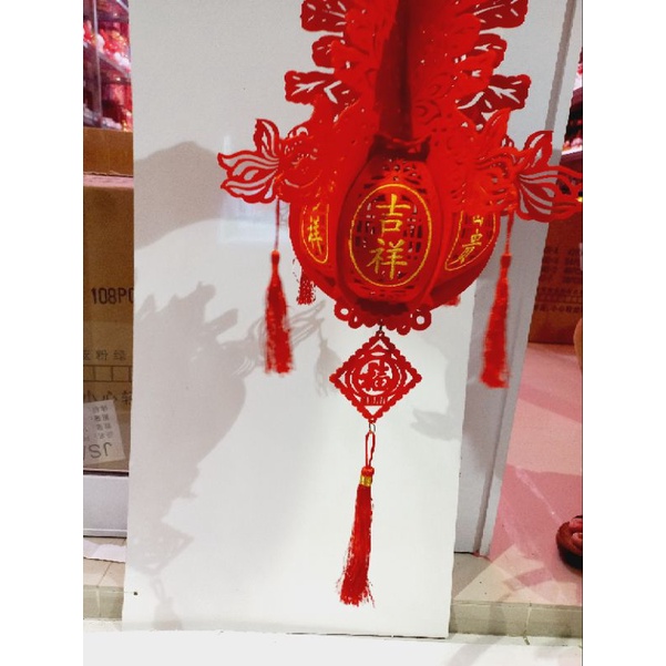 Lampion Flanel DIY / Lampion Imlek Beludru / Tenlung Imlek Flanel