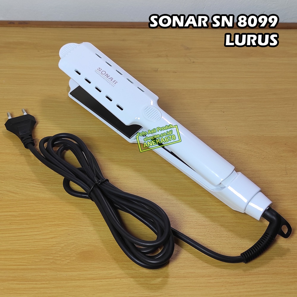 SONAR SN 8099 LURUS Alat CATOK RAMBUT / CATOKAN PLAT LEBAR CERAMIC