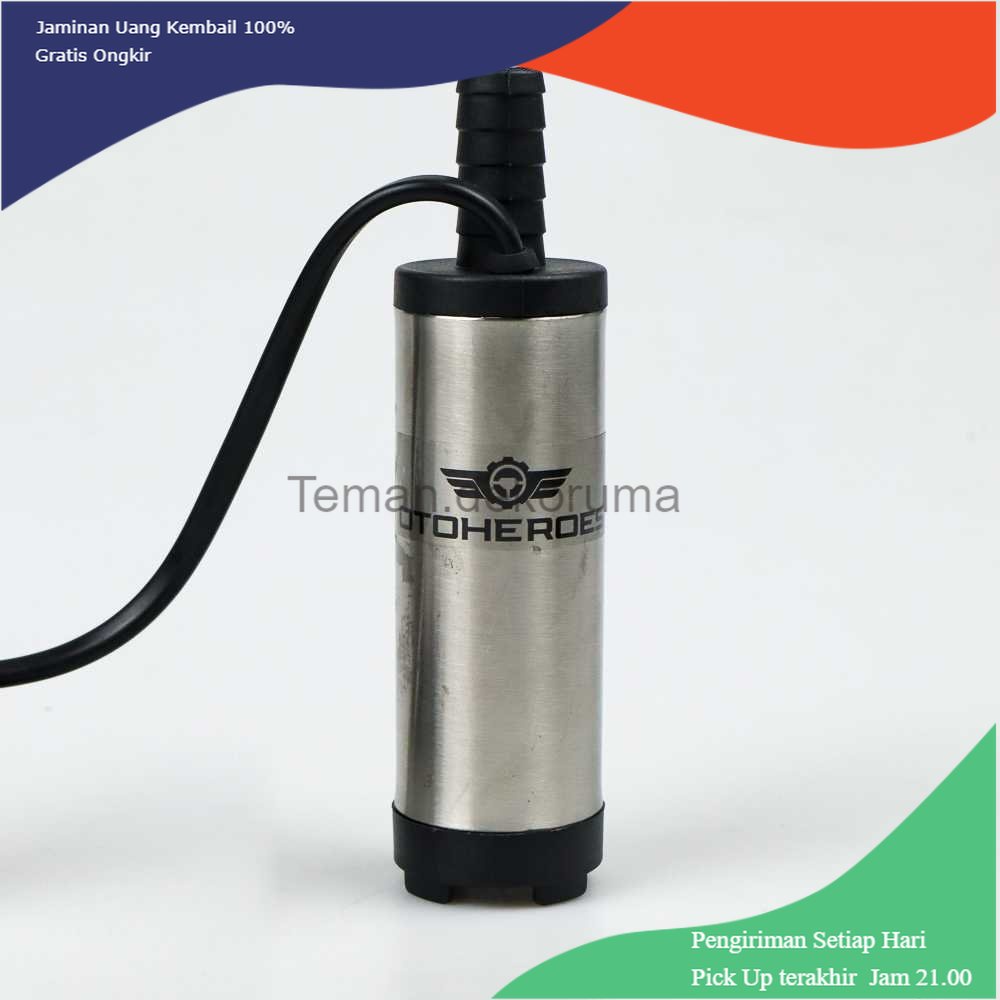 TD-PR2 OTOHEROES Pompa Air Minyak Oli Submersible Water Pump 12 V - YB-028