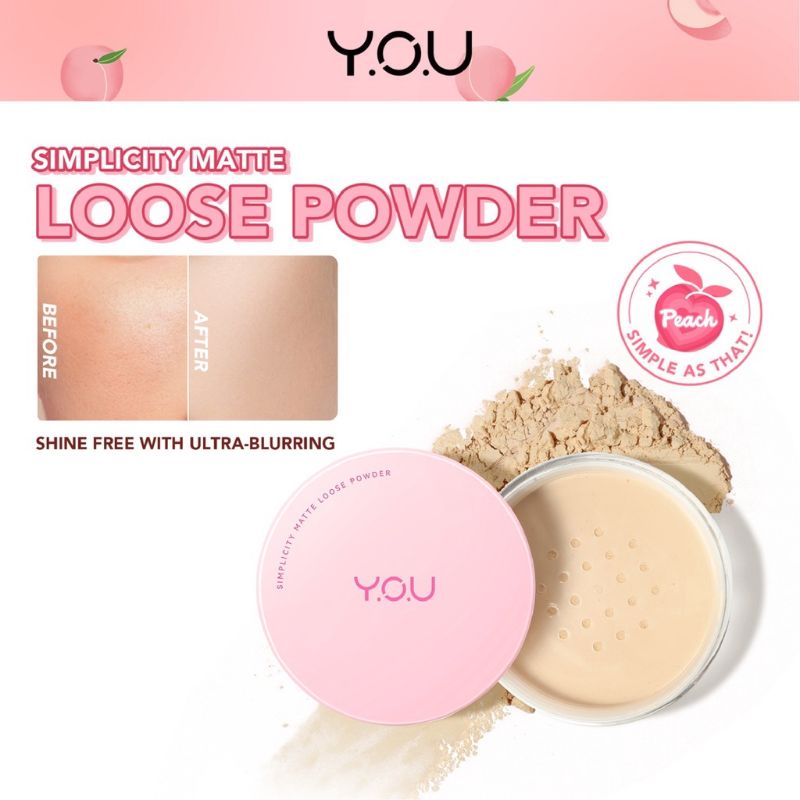YOU Bedak Tabur / YOU Simplicity Loose Powder / YOU Loose Powder