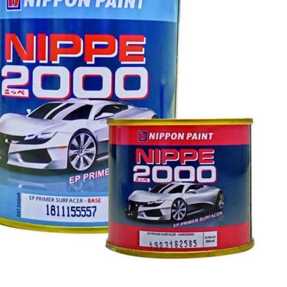 Nippon Paint Nipper 2000 Epoxy Cat Dasar Hardener Abu - Putih 1 kg