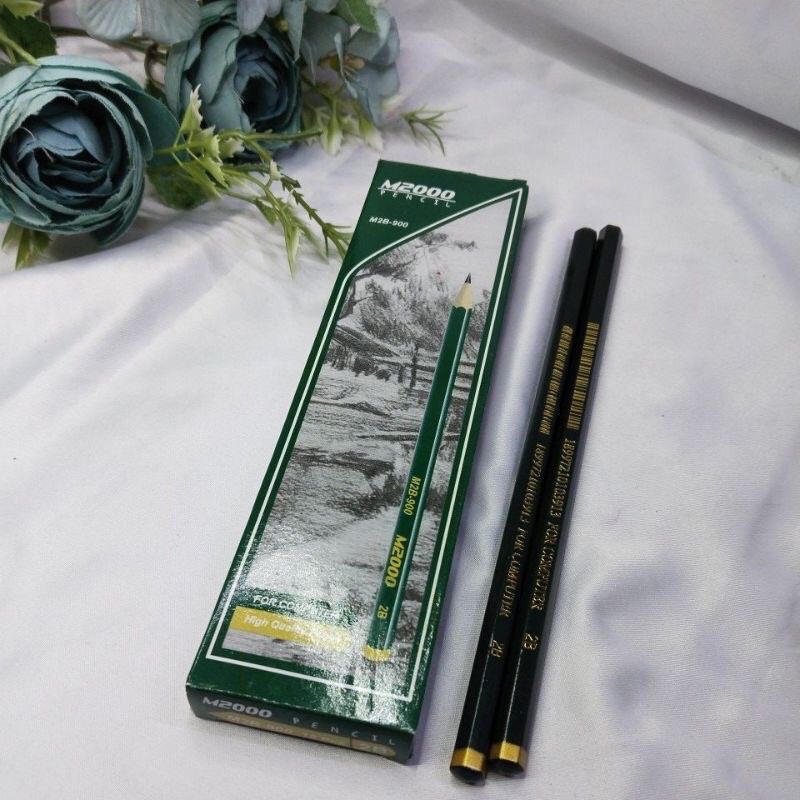 (SUN) PENSIL 2B M2B-900 12 Pcs / 1 LUSIN / 1 BOX PENCIL MURAH