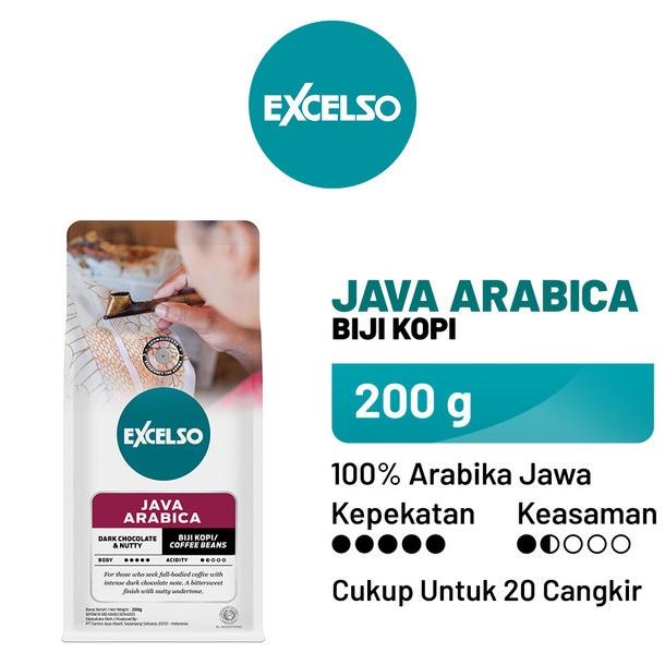 

BAYAR DITEMPAT EXCELSO Java Arabica - Biji Kopi 200 gr /KOPI RUBE/KOPI KAPAL API/KOPI SLB/KOPI BUBUK/KOPI GOOD DAY