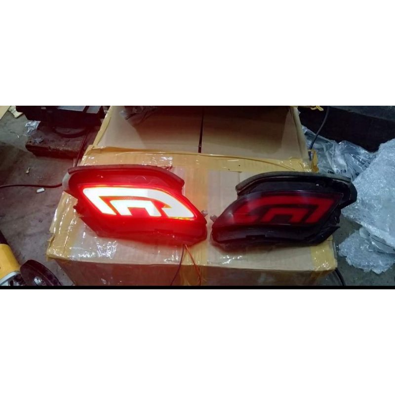 lampu bemper belakang custom Vios gen 3