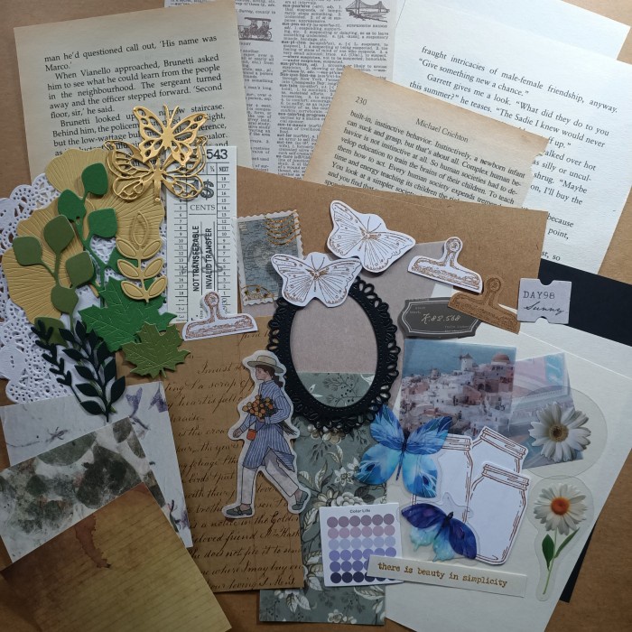 

Jurnal Journaling Jurnal Kit Kertas Diy Untuk Scrapbook Bujo Tema Vintage