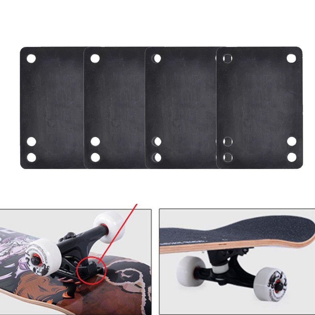 【3-6-9 mm 2pcs/set】Skateboard Riser Pads/Skateboard Shock Pad /Riser Pad Skateboard