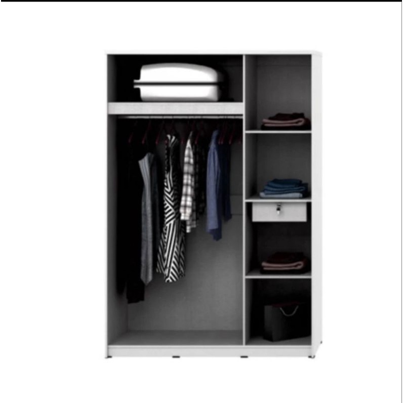 lemari baju lemari pakaian minimalis lemari 3pintu  lemari AVANTI MADRID LP 301
