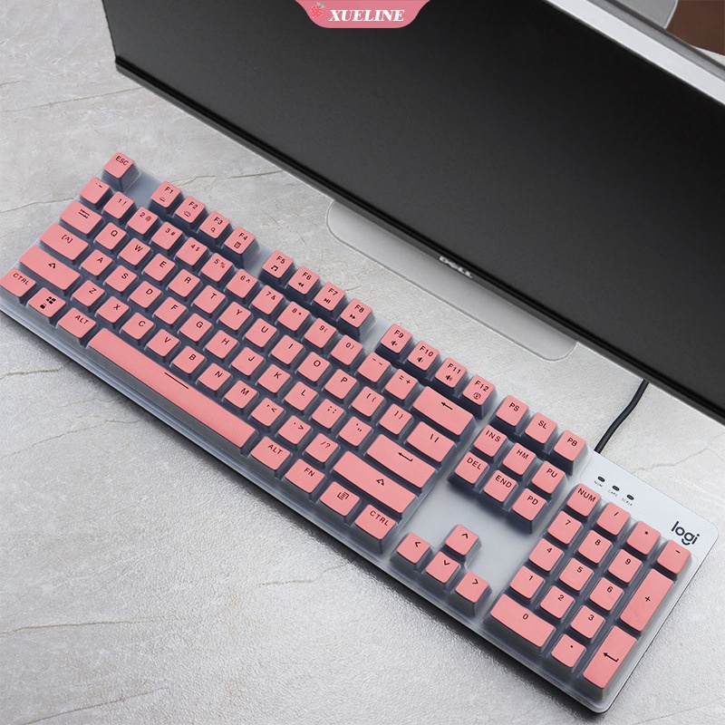 Logitech K835 K845 film Pelindung keyboard desktop Bahan Silikon ultra Tipis Tahan Air Ukuran ZXL