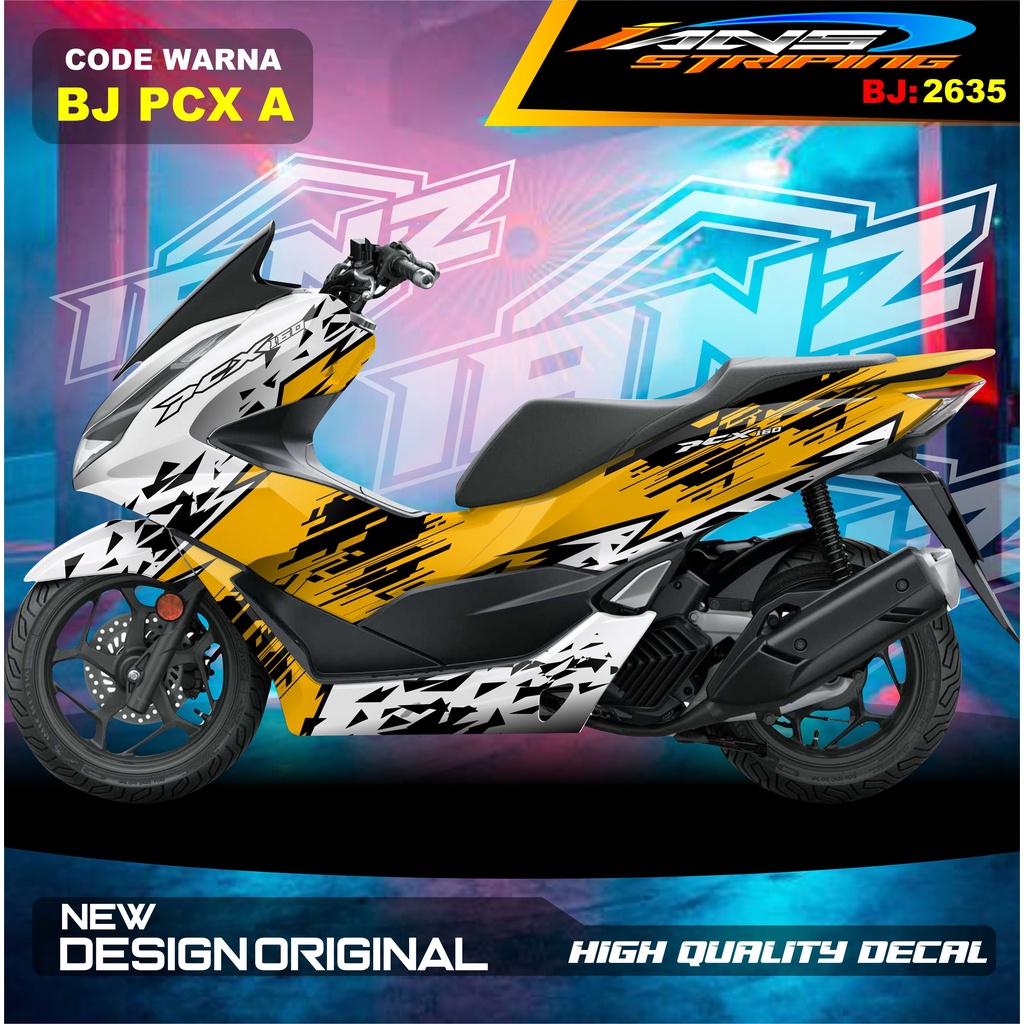 DECAL STICKER FULL BODY PCX 150 / DECAL STICKER MOTOR HONDA PCX 160 / STIKER FULL BODY PCX HIGH QUALITY / STIKER MOTOR