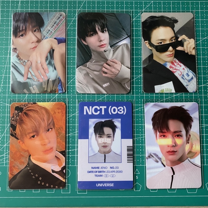 [BACA DESKRIPSI] PC PHOTOCARD OFFICIAL JENO HELLO, FCMM VER 1, CROWN 4x6 PHOTOSET LETS PLAY BALL UNI