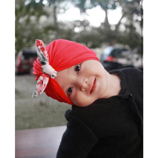 Turban Bayi Pita kelinci Motif - 022.4662