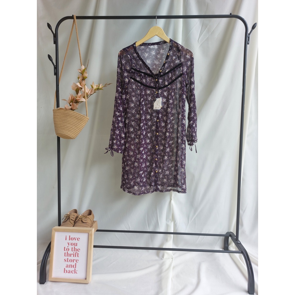 SIFON BLOUSE - FLORAL BLOUSE - NEW - NONJA