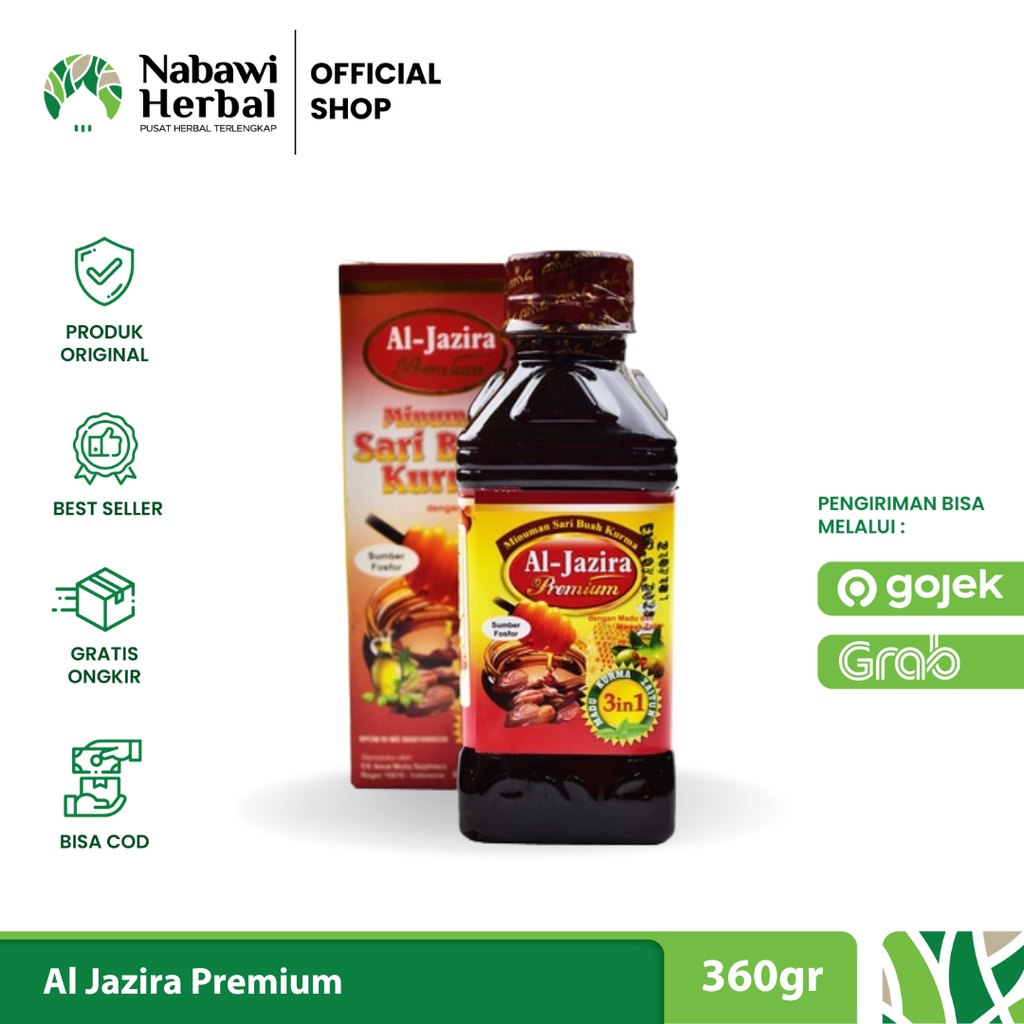 

AL JAZIRA - Sari Kurma Al Jazira Premium 3 in 1 360gr