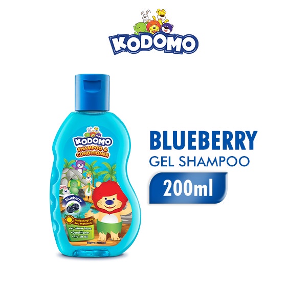 Kodomo Shampoo Gel Blueberry 200 ml