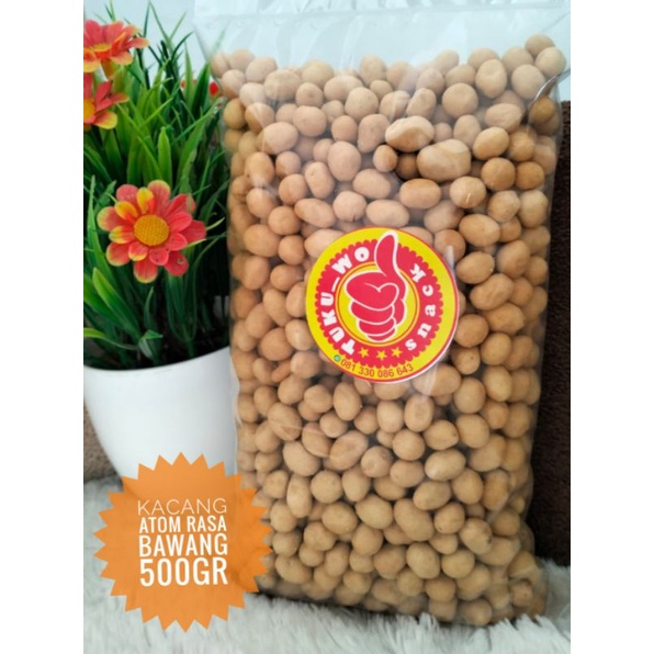 

Kacang Atom Rasa Bawang 500gr