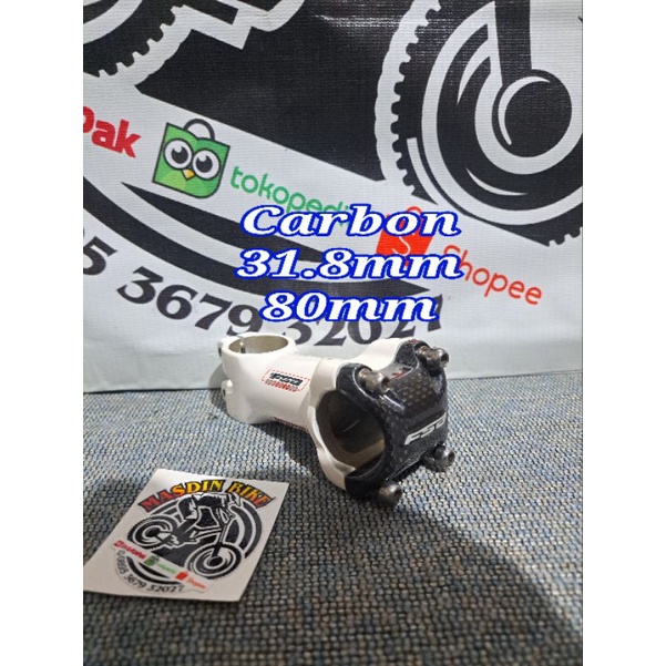 Stem FSA Carbon D31.8mm 80mm