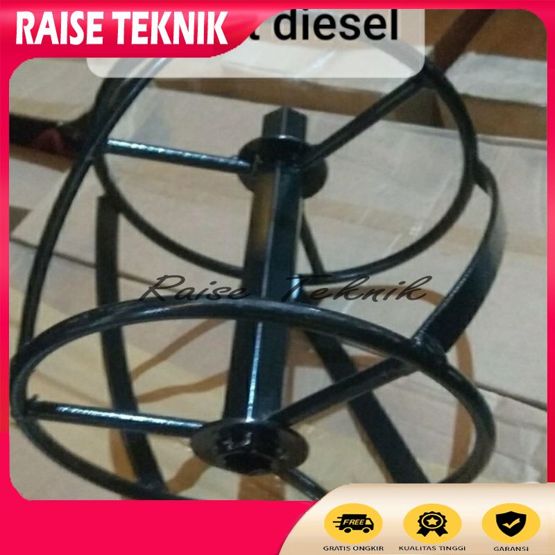 RODA IRON WHEELL CULTIVATOR FIRMAN FTL600HA / PENYIANG GULMA