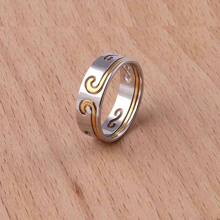 2 in 1 Cincin Hoop Untuk Pasangan