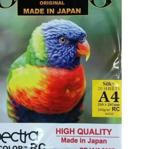 

kertas fotopaper spectra silky 260 gram