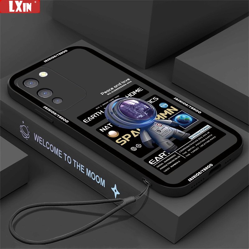 Casing Silikon Infinix Note 12 G96 Note 11 Smart 6 Smart 5 Hot 11S NFC Hot 11 Play 12 10 Play 9 10S Hot 10T Motif Planet Astronot