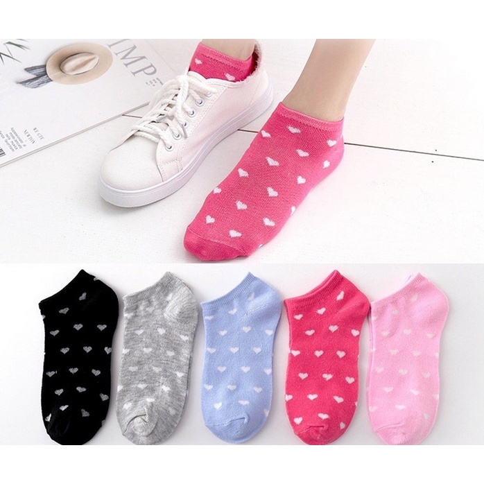 A273-A281 KAOS KAKI LOVE HATI kaus stocking pakaian wanita laki laki perempuan cewe cowo cewek cowok dewasa anak kecil kantor sekolah sepatu sendal murah termurah viral cantik lucu imut bayi kain spandek polyester olahraga sport sock socks