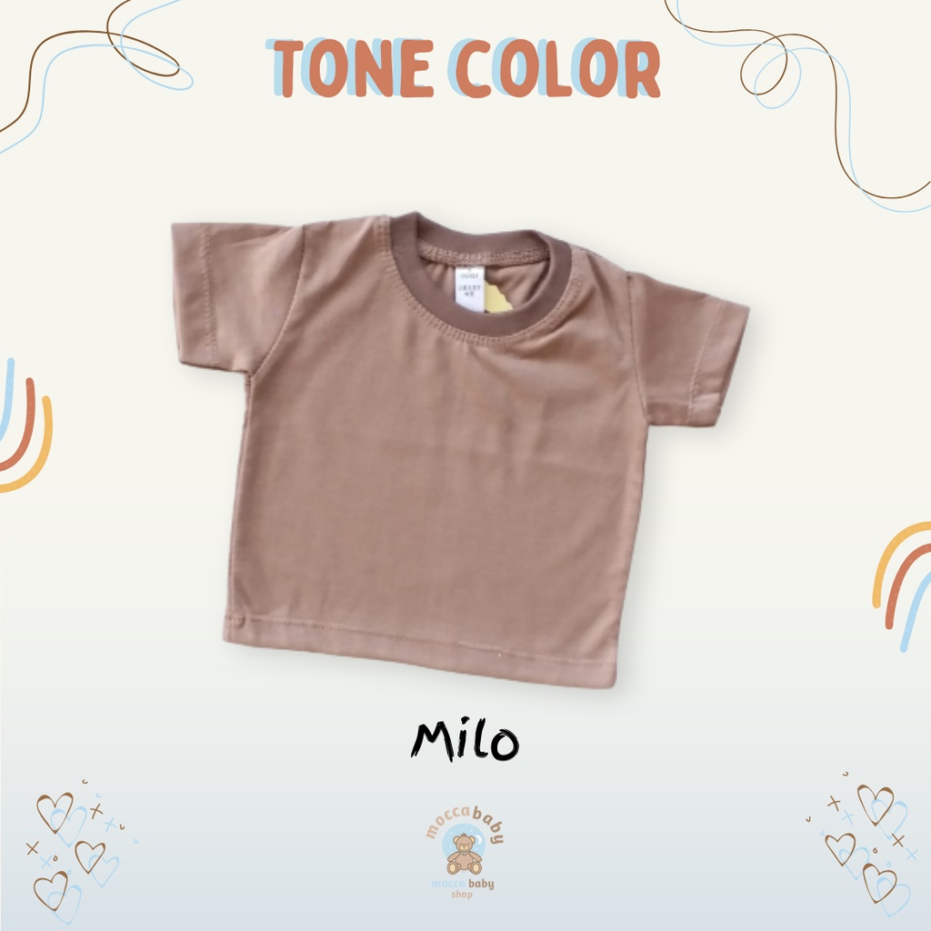 MBSS - KAOS BABY POLOS Basic Tee Kaos Anak / Atasan Anak / Kaos Bayi / Atasan Bayi