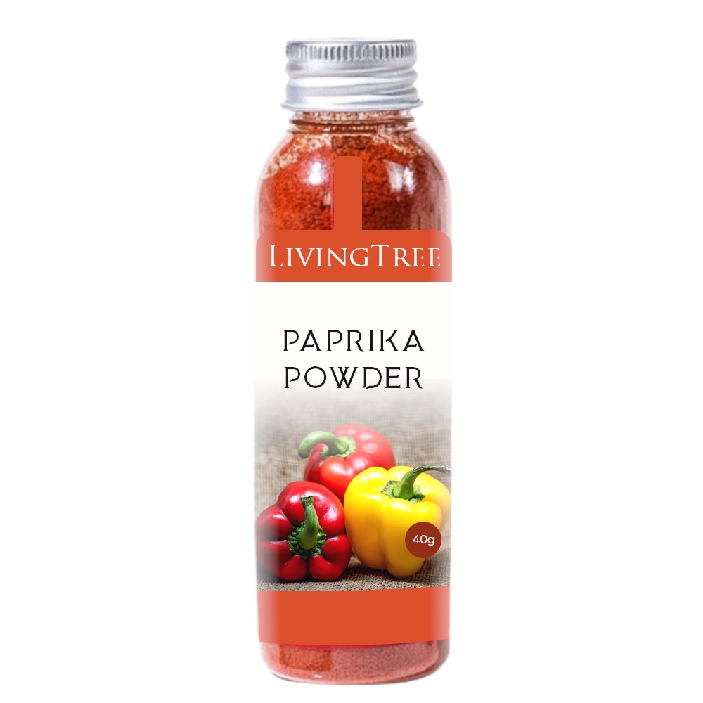 Paprika Bubuk 40 gr Paprika Powder 100% Original LivingTree