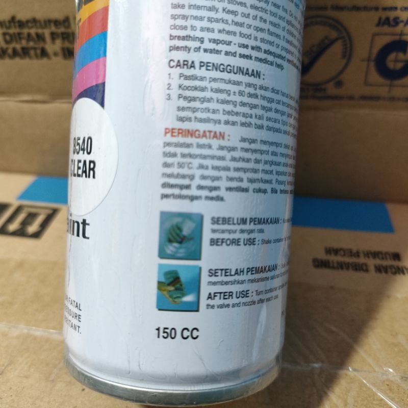 Pilok Cat Diton Strong Blue 8431 Primer Grey Epoxy 8020 Clear 8540 Paketan Biru Tua 3 pcs 150cc Pilox Cat Semprot Diton Spray Paint