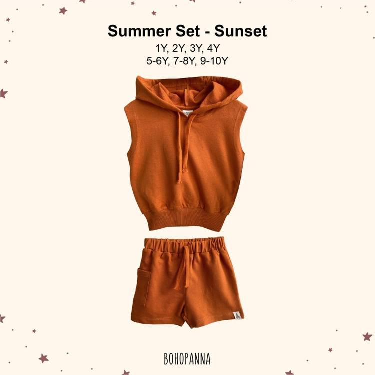 Bohopanna Summer Set - Setelan Anak Lengan Pendek