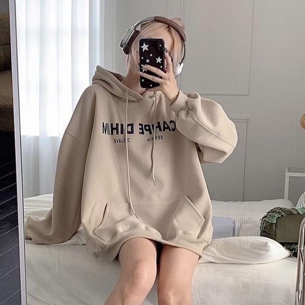 HODIE CAHPE DHIM XXL OVERSIZE WANITA PRIA UNISEX SWEATER HODIE