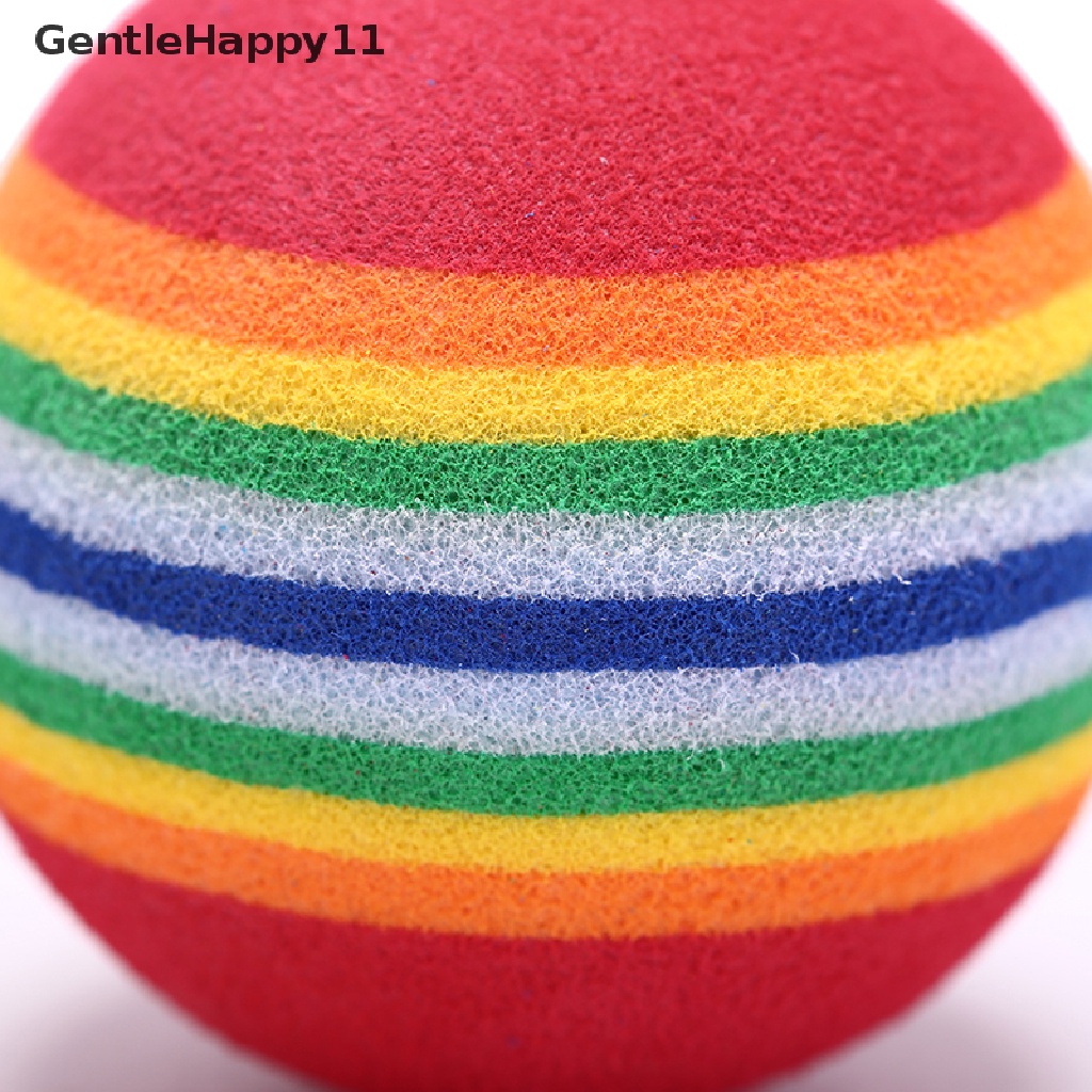 Gentlehappy 10Pcs Rain Stripe foam Sponge Bola Golf Alat Bantu Latihan Latihan Ayun id